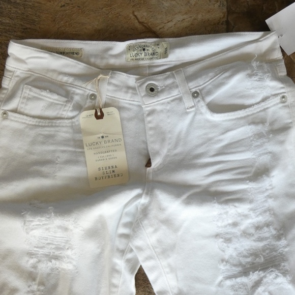 Lucky Brand Mid Rise Sienna Slim Boyfriend Jeans - Picture 6 of 8